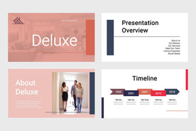 Deluxe Real Estate PowerPoint Template-PowerPoint Template, Keynote Template, Google Slides Template PPT Infographics -Slidequest