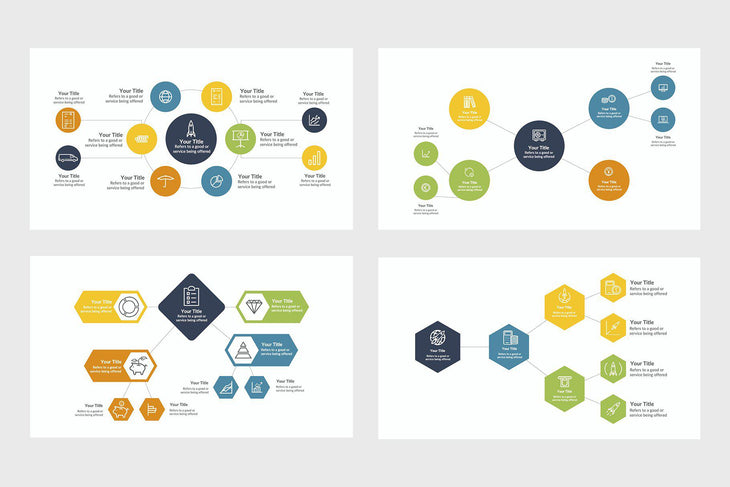 Mindmap Diagrams-PowerPoint Template, Keynote Template, Google Slides Template PPT Infographics -Slidequest