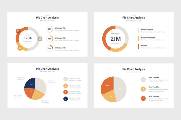 Pie Charts-PowerPoint Template, Keynote Template, Google Slides Template PPT Infographics -Slidequest