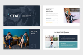 Star Webinar PowerPoint Template-PowerPoint Template, Keynote Template, Google Slides Template PPT Infographics -Slidequest