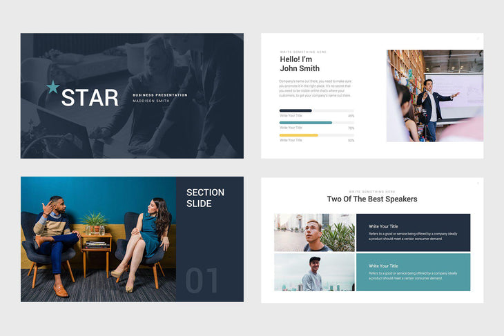 Star Webinar PowerPoint Template-PowerPoint Template, Keynote Template, Google Slides Template PPT Infographics -Slidequest