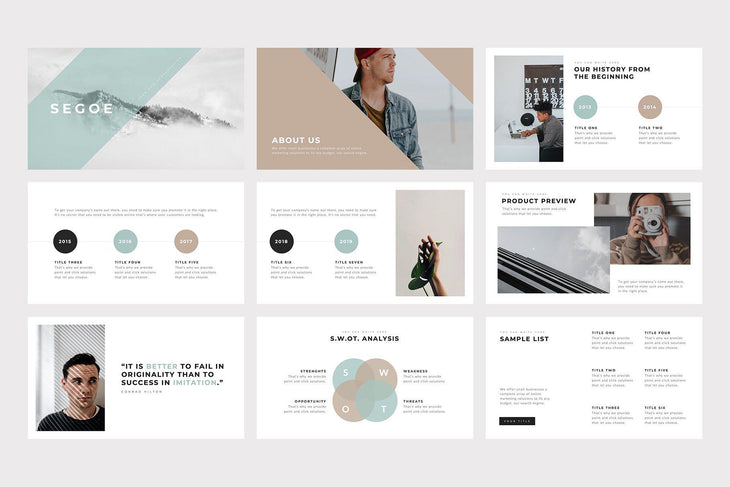 Segoe Keynote Template - TheSlideQuest