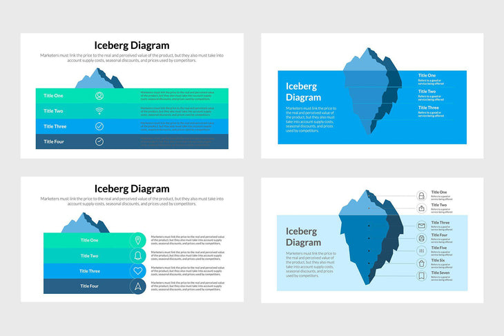 Iceberg Infographics-PowerPoint Template, Keynote Template, Google Slides Template PPT Infographics -Slidequest