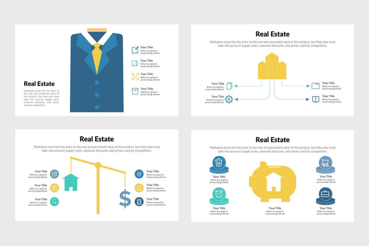 Real Estate Infographics-PowerPoint Template, Keynote Template, Google Slides Template PPT Infographics -Slidequest