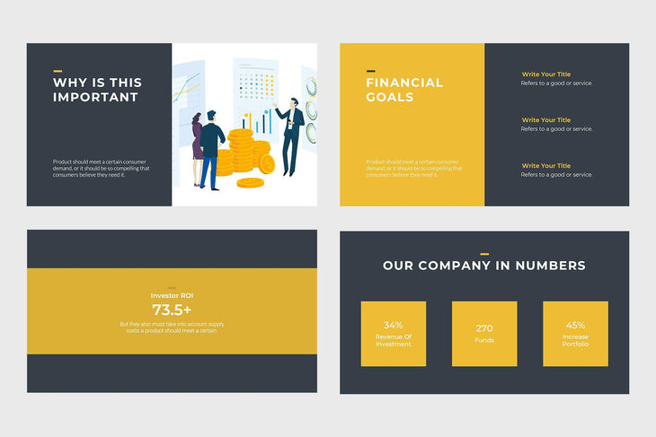 Lion Finance Keynote Template-PowerPoint Template, Keynote Template, Google Slides Template PPT Infographics -Slidequest