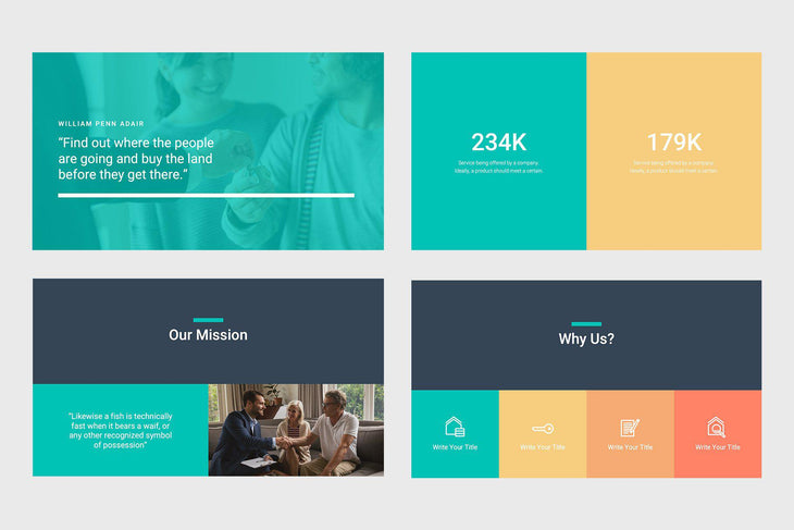 River Nest Real Estate PowerPoint Template-PowerPoint Template, Keynote Template, Google Slides Template PPT Infographics -Slidequest