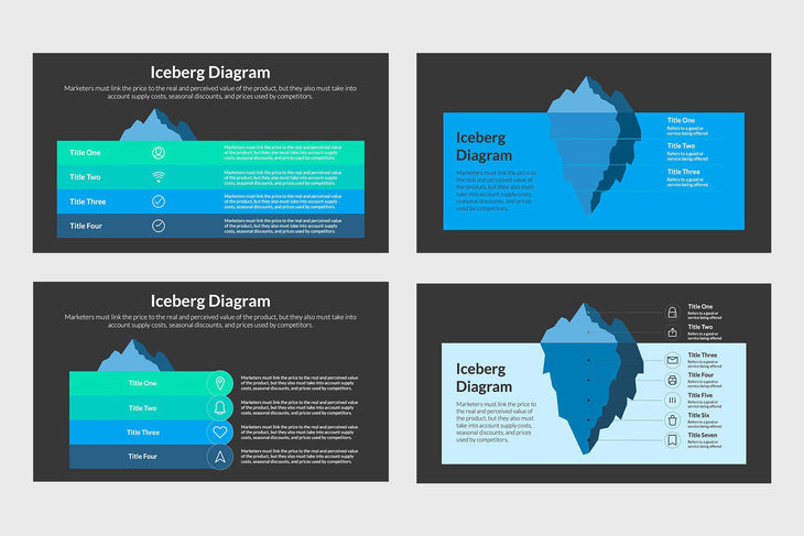 Iceberg Infographics-PowerPoint Template, Keynote Template, Google Slides Template PPT Infographics -Slidequest