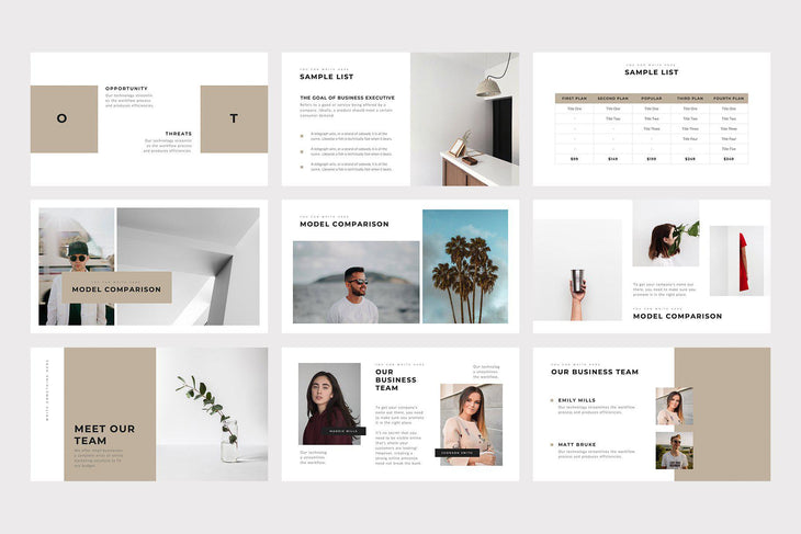 Boneti Minimalist PowerPoint Template - TheSlideQuest