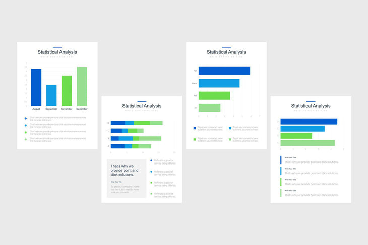 Portrait Bar Charts-PowerPoint Template, Keynote Template, Google Slides Template PPT Infographics -Slidequest