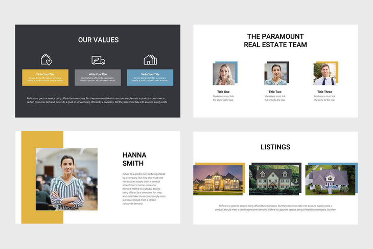 Paramount Real Estate PowerPoint Template-PowerPoint Template, Keynote Template, Google Slides Template PPT Infographics -Slidequest