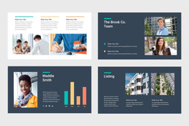 River Nest Real Estate PowerPoint Template-PowerPoint Template, Keynote Template, Google Slides Template PPT Infographics -Slidequest