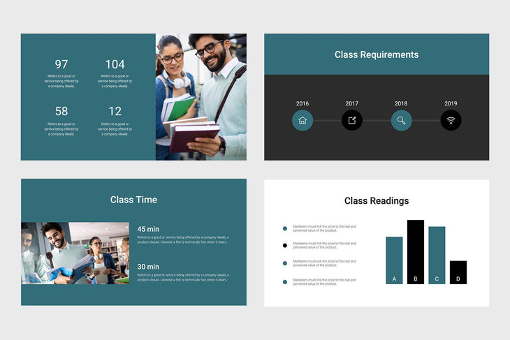 Think Education Keynote Template-PowerPoint Template, Keynote Template, Google Slides Template PPT Infographics -Slidequest