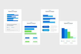 Portrait Bar Charts-PowerPoint Template, Keynote Template, Google Slides Template PPT Infographics -Slidequest