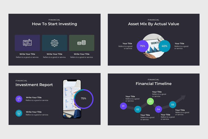 Flow Finance PowerPoint Template-PowerPoint Template, Keynote Template, Google Slides Template PPT Infographics -Slidequest
