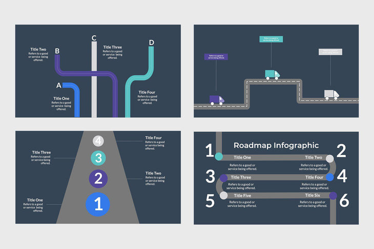 Roadmap Template - TheSlideQuest