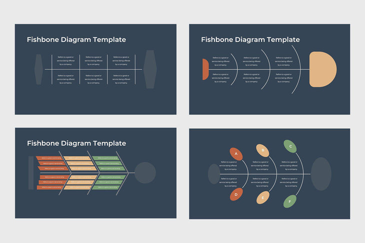 Fishbone Diagram Presentation Template - TheSlideQuest