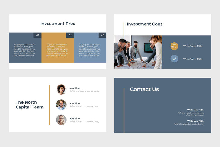North Capital Finance Keynote Template-PowerPoint Template, Keynote Template, Google Slides Template PPT Infographics -Slidequest