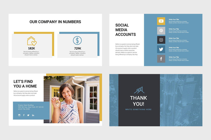 Paramount Real Estate PowerPoint Template-PowerPoint Template, Keynote Template, Google Slides Template PPT Infographics -Slidequest
