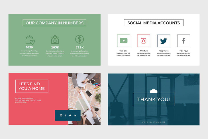Rosewood Real Estate PowerPoint Template-PowerPoint Template, Keynote Template, Google Slides Template PPT Infographics -Slidequest