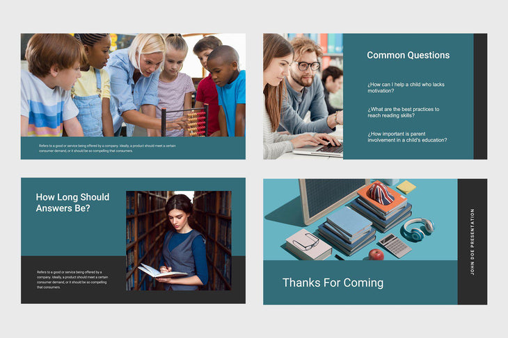 Think Education Keynote Template-PowerPoint Template, Keynote Template, Google Slides Template PPT Infographics -Slidequest