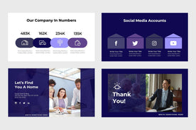 Brilliant Homes Real Estate PowerPoint Template-PowerPoint Template, Keynote Template, Google Slides Template PPT Infographics -Slidequest