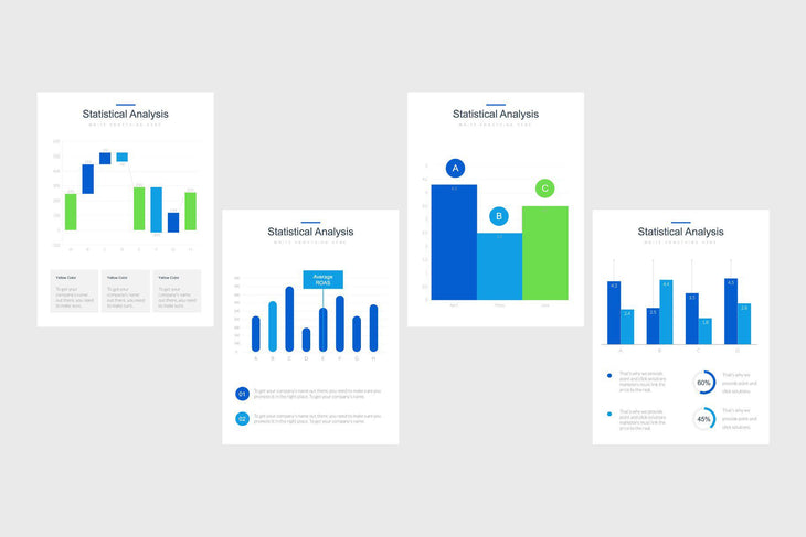 Portrait Bar Charts-PowerPoint Template, Keynote Template, Google Slides Template PPT Infographics -Slidequest