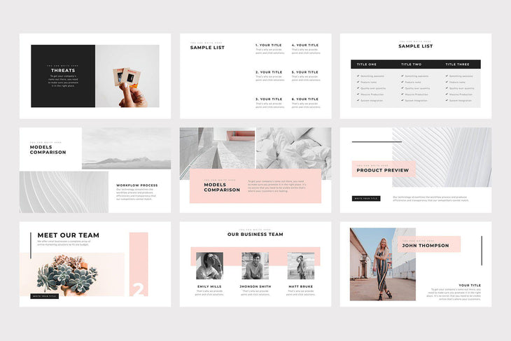 Futuro Minimal PowerPoint Template - TheSlideQuest