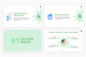 How Does the COVID 19 Spread Presentation Template-PowerPoint Template, Keynote Template, Google Slides Template PPT Infographics -Slidequest
