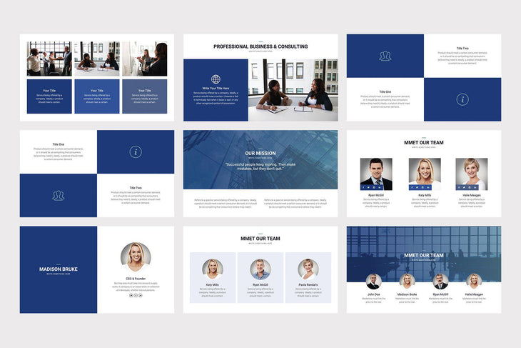 Walden PowerPoint Template - TheSlideQuest