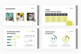 COVID Stats Presentation Template-PowerPoint Template, Keynote Template, Google Slides Template PPT Infographics -Slidequest