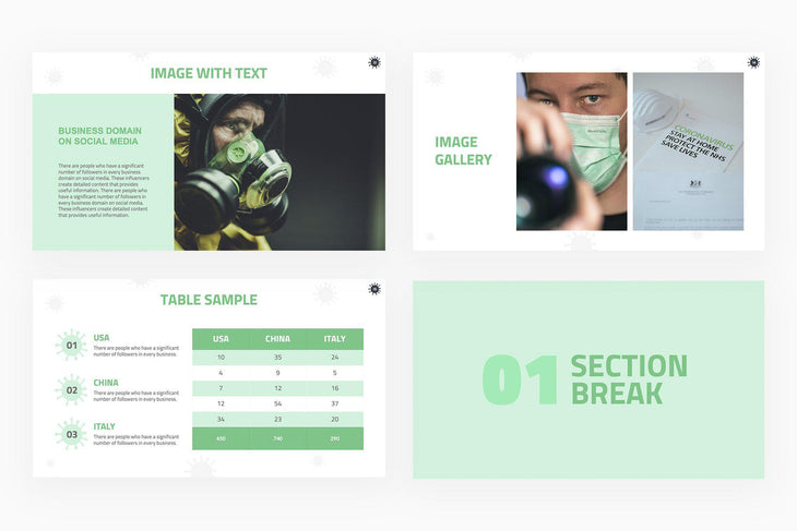 How Does the COVID 19 Spread Presentation Template-PowerPoint Template, Keynote Template, Google Slides Template PPT Infographics -Slidequest