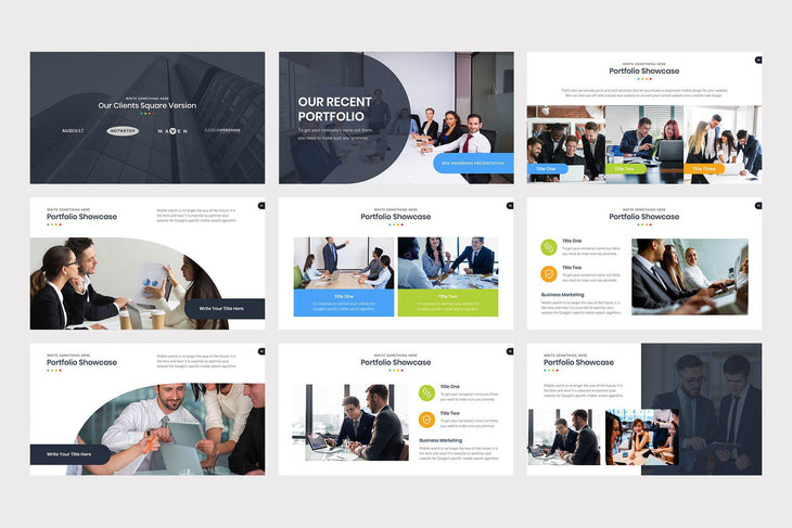 Squada PowerPoint Template - TheSlideQuest