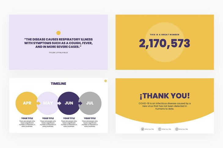 Symptoms of Coronavirus Presentation Template-PowerPoint Template, Keynote Template, Google Slides Template PPT Infographics -Slidequest