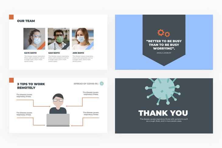 Spread of COVID-19 Presentation Template-PowerPoint Template, Keynote Template, Google Slides Template PPT Infographics -Slidequest