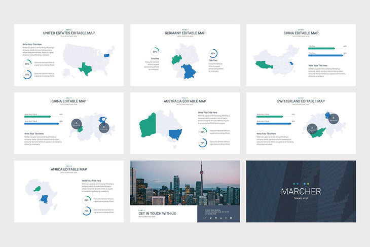 Marcher PowerPoint Template - TheSlideQuest