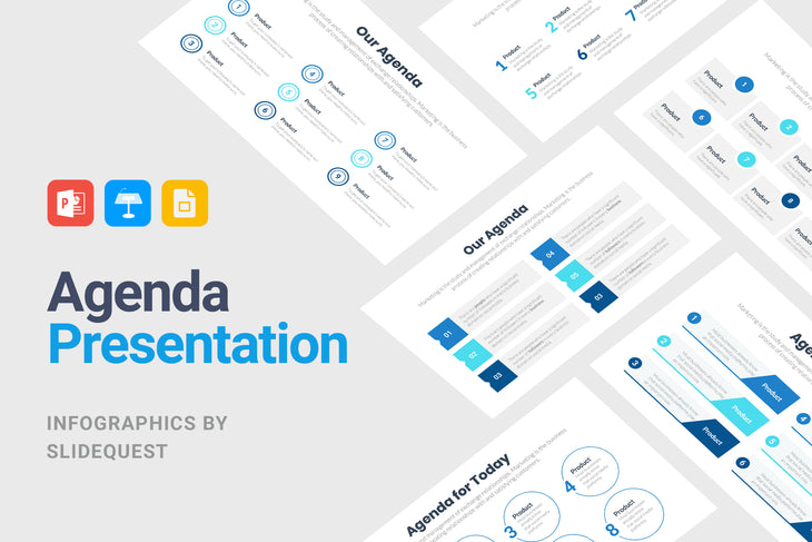 Agenda-PowerPoint Template, Keynote Template, Google Slides Template PPT Infographics -Slidequest