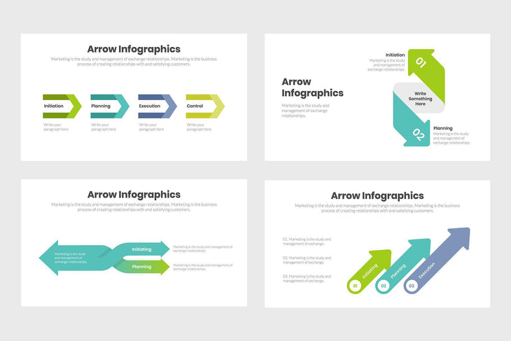 Arrow Infographics-PowerPoint Template, Keynote Template, Google Slides Template PPT Infographics -Slidequest