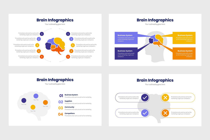 Brain Infographics Template PowerPoint Keynote Google Slides PPT KEY GS