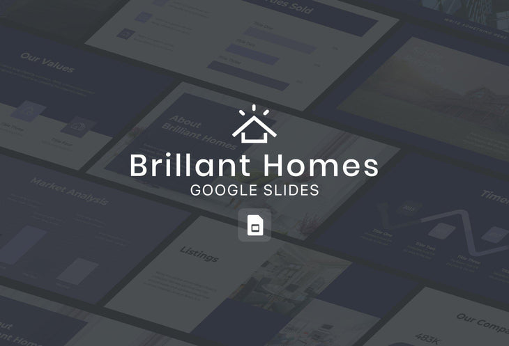 Brilliant Homes Real Estate Google Slides-PowerPoint Template, Keynote Template, Google Slides Template PPT Infographics -Slidequest