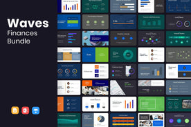WAVES Finance Presentation Templates Bundle-PowerPoint Template, Keynote Template, Google Slides Template PPT Infographics -Slidequest
