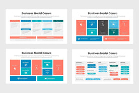 Business Model Canva Charts Diagrams Infographics Template PowerPoint Keynote Google Slides PPT KEY GS