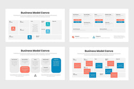 Business Model Canva Charts Diagrams Infographics Template PowerPoint Keynote Google Slides PPT KEY GS