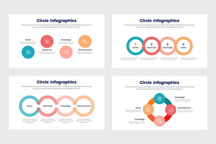 Circle Infographics Template PowerPoint Keynote Google Slides PPT KEY GS