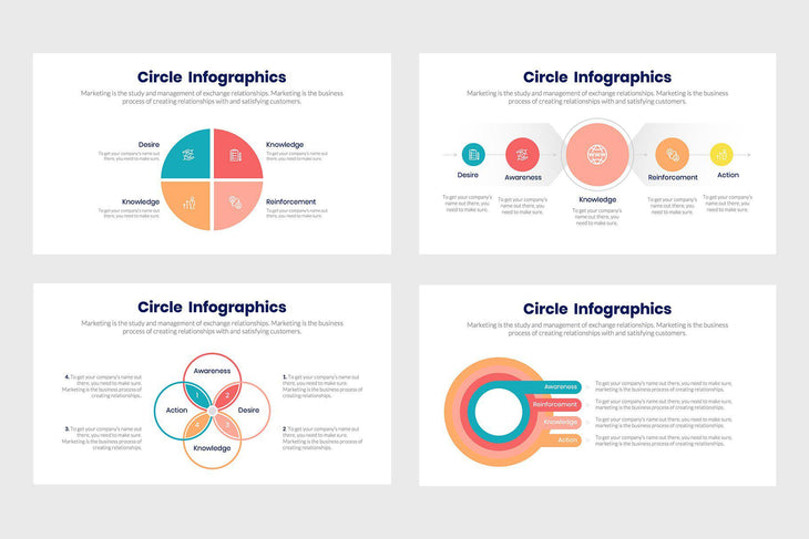 Circle Infographics Template PowerPoint Keynote Google Slides PPT KEY GS