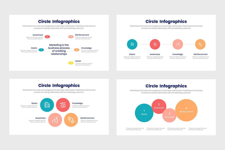 Circle Infographics Template PowerPoint Keynote Google Slides PPT KEY GS