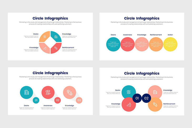 Circle Infographics Template PowerPoint Keynote Google Slides PPT KEY GS