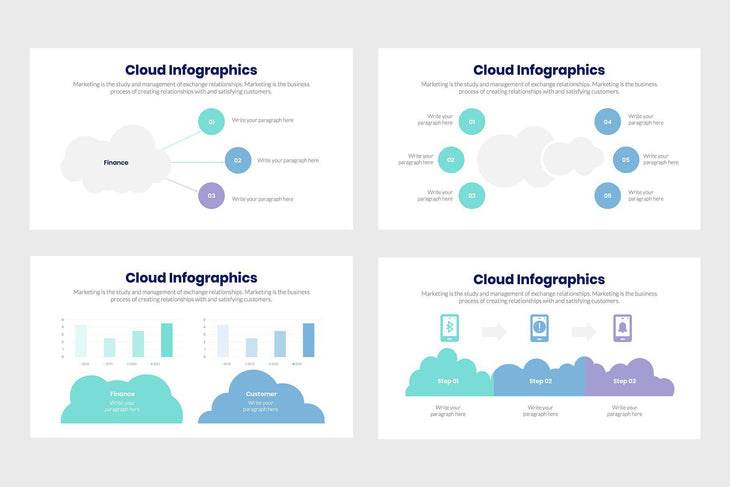 Cloud Infographics-PowerPoint Template, Keynote Template, Google Slides Template PPT Infographics -Slidequest