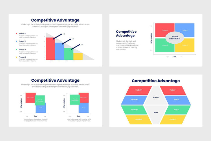 Competitive Advantage Infographics Template PowerPoint Keynote Google Slides PPT KEY GS