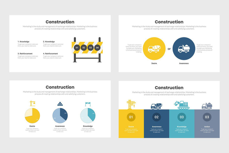 Construction-PowerPoint Template, Keynote Template, Google Slides Template PPT Infographics -Slidequest