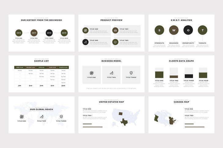 Brown Minimal PowerPoint Template - TheSlideQuest
